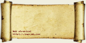 Jagoda Bačević vizit kartica